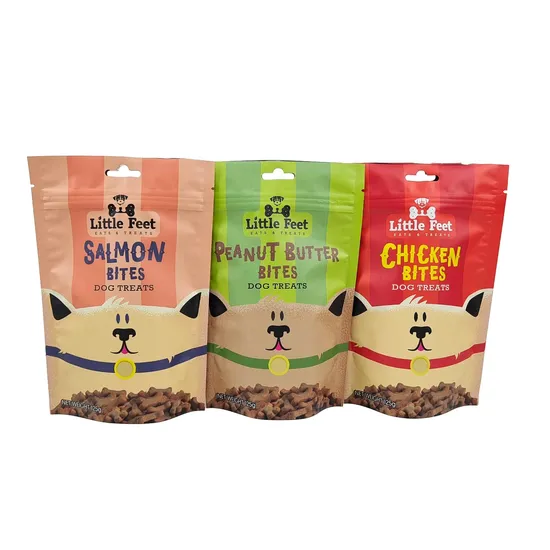 3.custom stand up pouches for pet foods